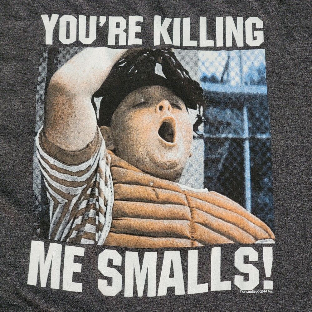 The Sandlot SS Dark Grey Unisex Tee "You're Killing Me Smalls" - XXL